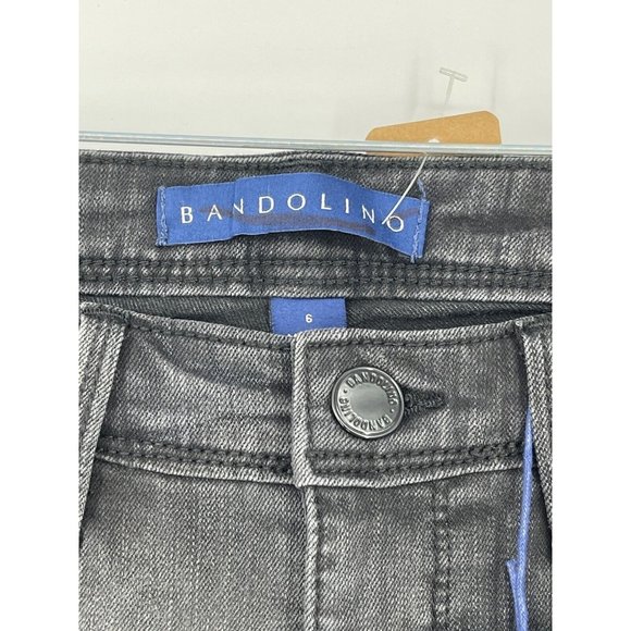 NWT Bandolino Lisbeth Curvy Fit Jeans Womens sz 6 Madera Light Black Skinny Leg - Picture 5 of 7